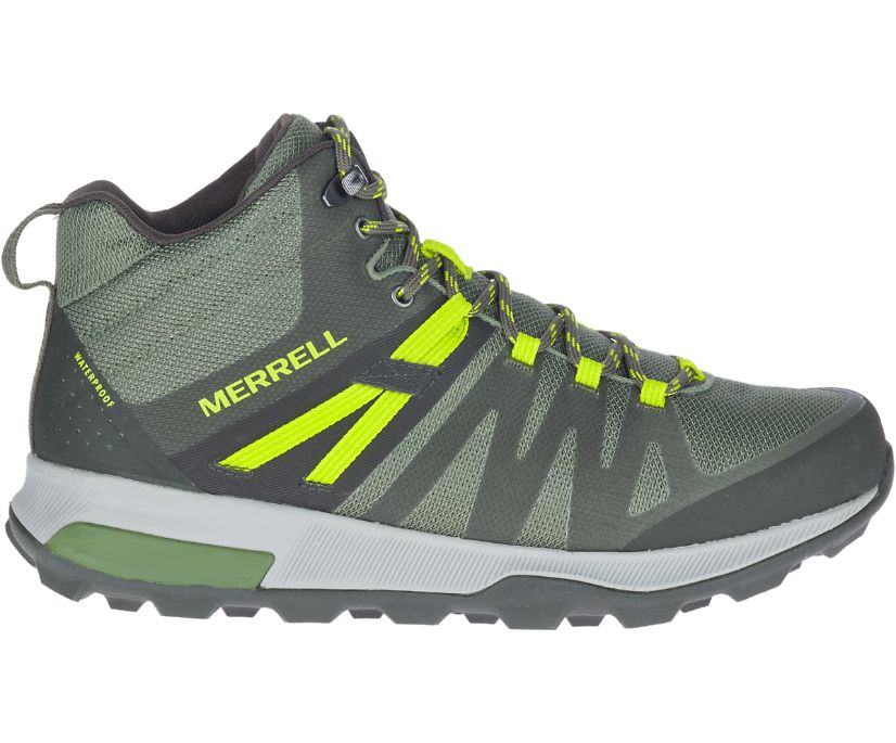 Buty Merrell Zion FST Mid Wasserdicht - Buty Trekkingowe Męskie Merrell - Oliwkowe [JKDSG-6183]